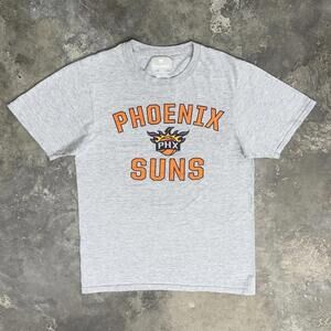 Phoenix Suns TShirt Gray Nba Basketball Graphic Tee Mens Small
